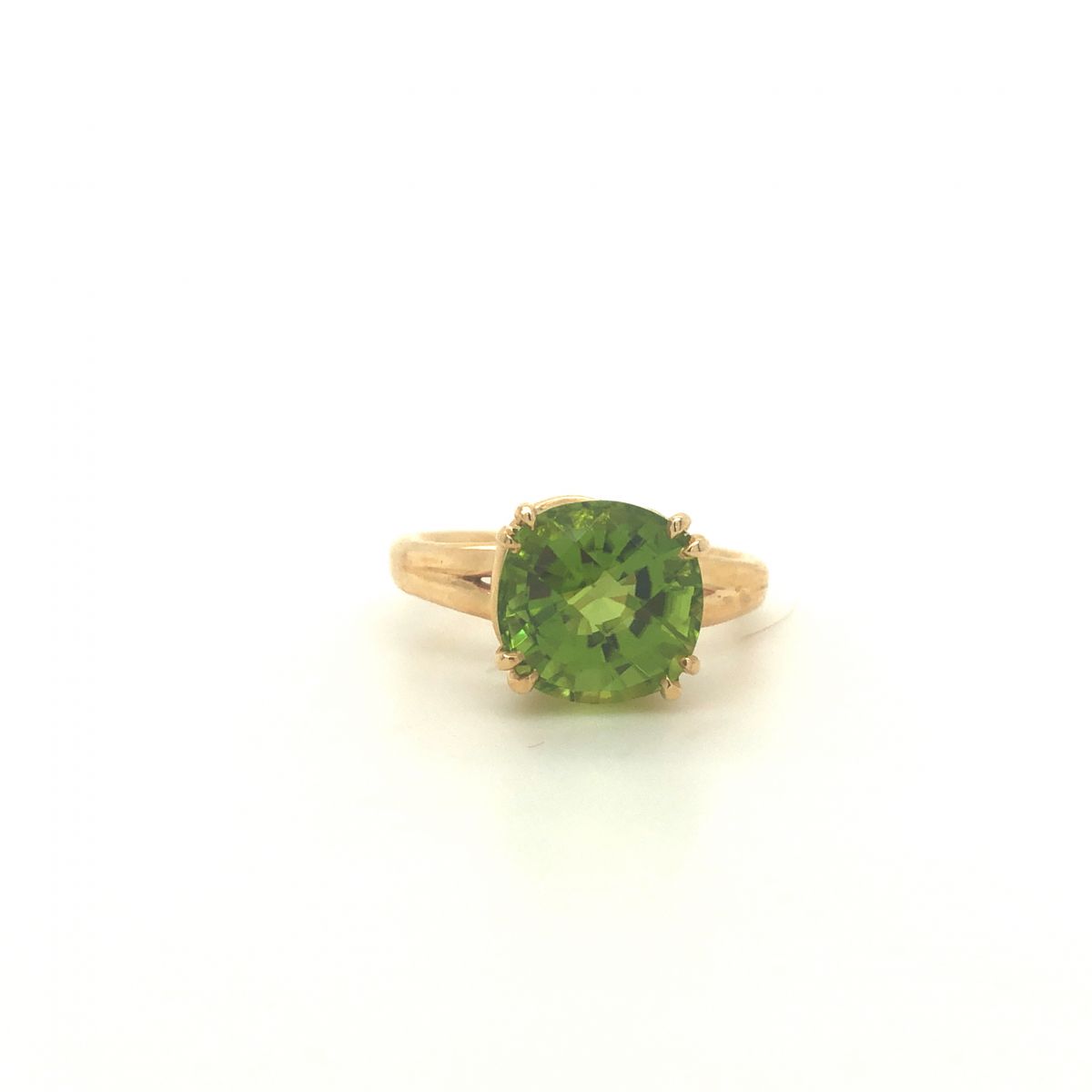 Nhẫn Vàng Vàng 14k đính đá Peridot